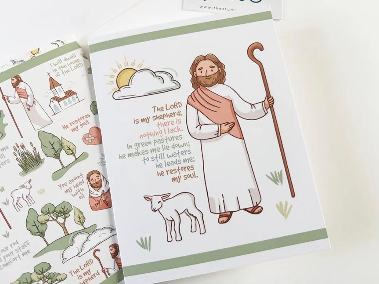 The Good Shepherd | Psalm 23 Greeting Card