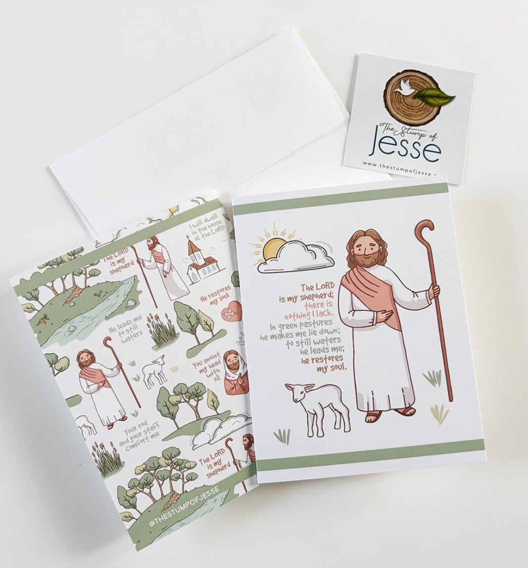 The Good Shepherd | Psalm 23 Greeting Card