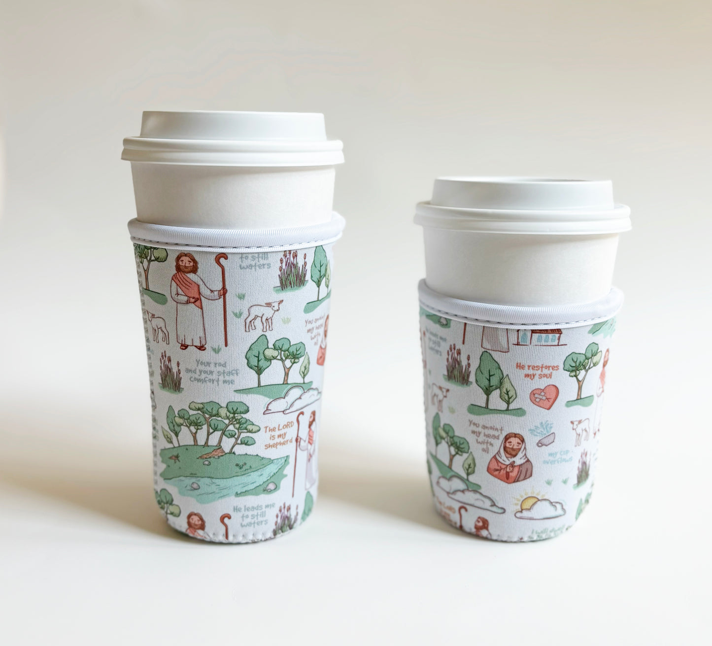 The Good Shepherd Drink Sleeve | Coffee Cozies | Gift for Catholic