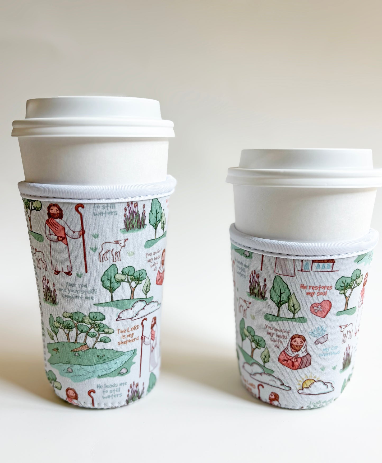 The Good Shepherd Drink Sleeve | Coffee Cozies | Gift for Catholic