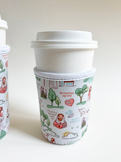 The Good Shepherd Drink Sleeve | Coffee Cozies | Gift for Catholic
