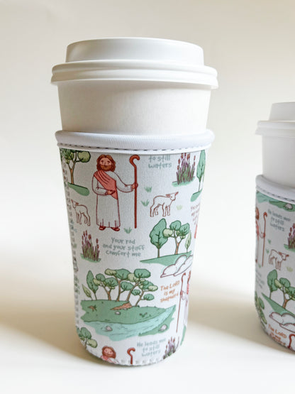 The Good Shepherd Drink Sleeve | Coffee Cozies | Gift for Catholic