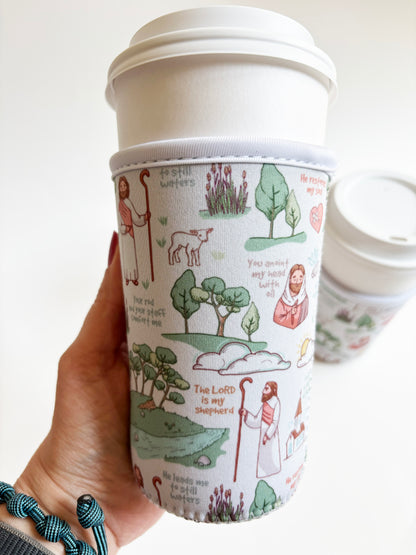 The Good Shepherd Drink Sleeve | Coffee Cozies | Gift for Catholic