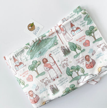 Catholic baby blanket