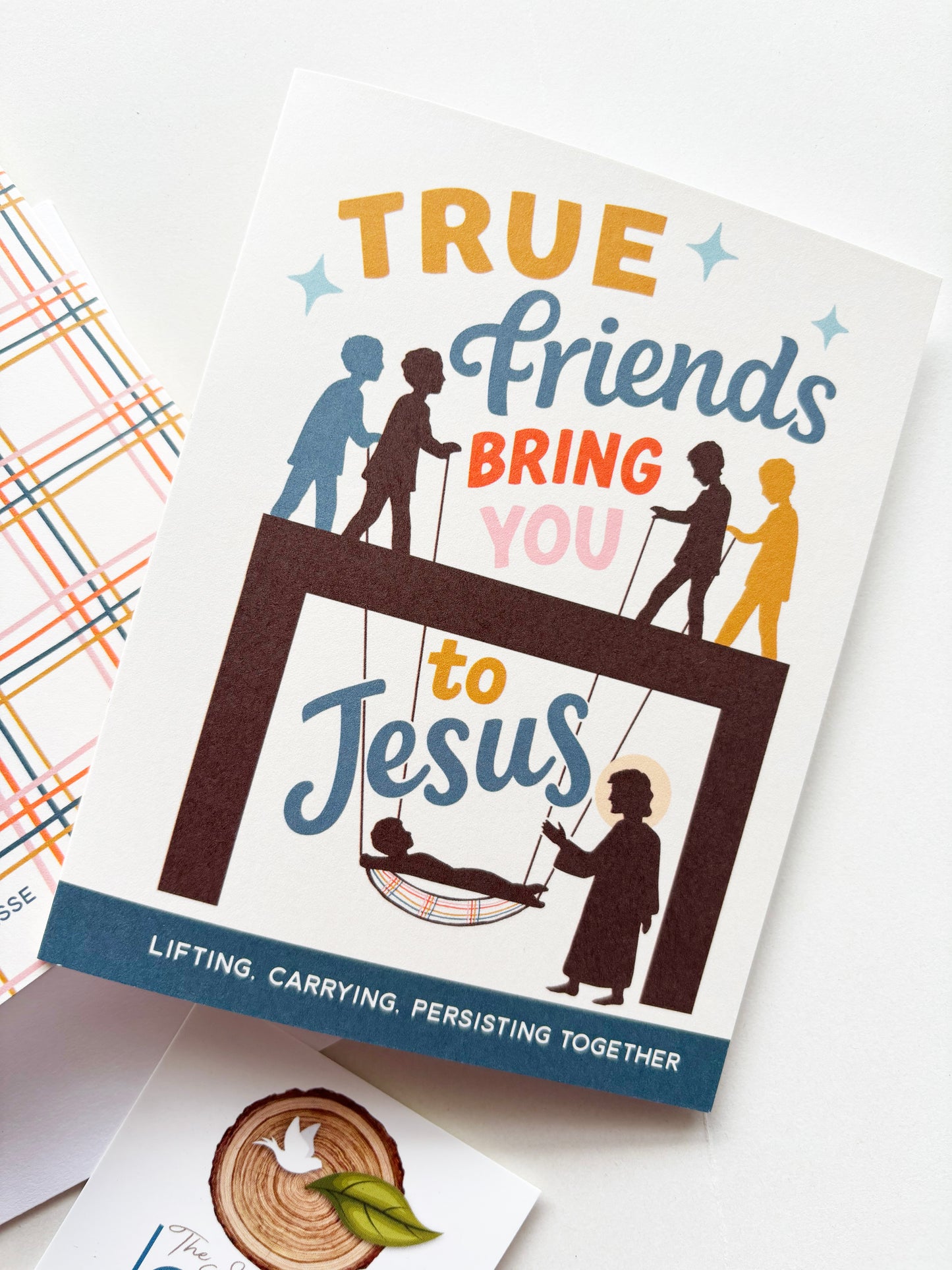 True Friends Bring You to Jesus Greeting Card