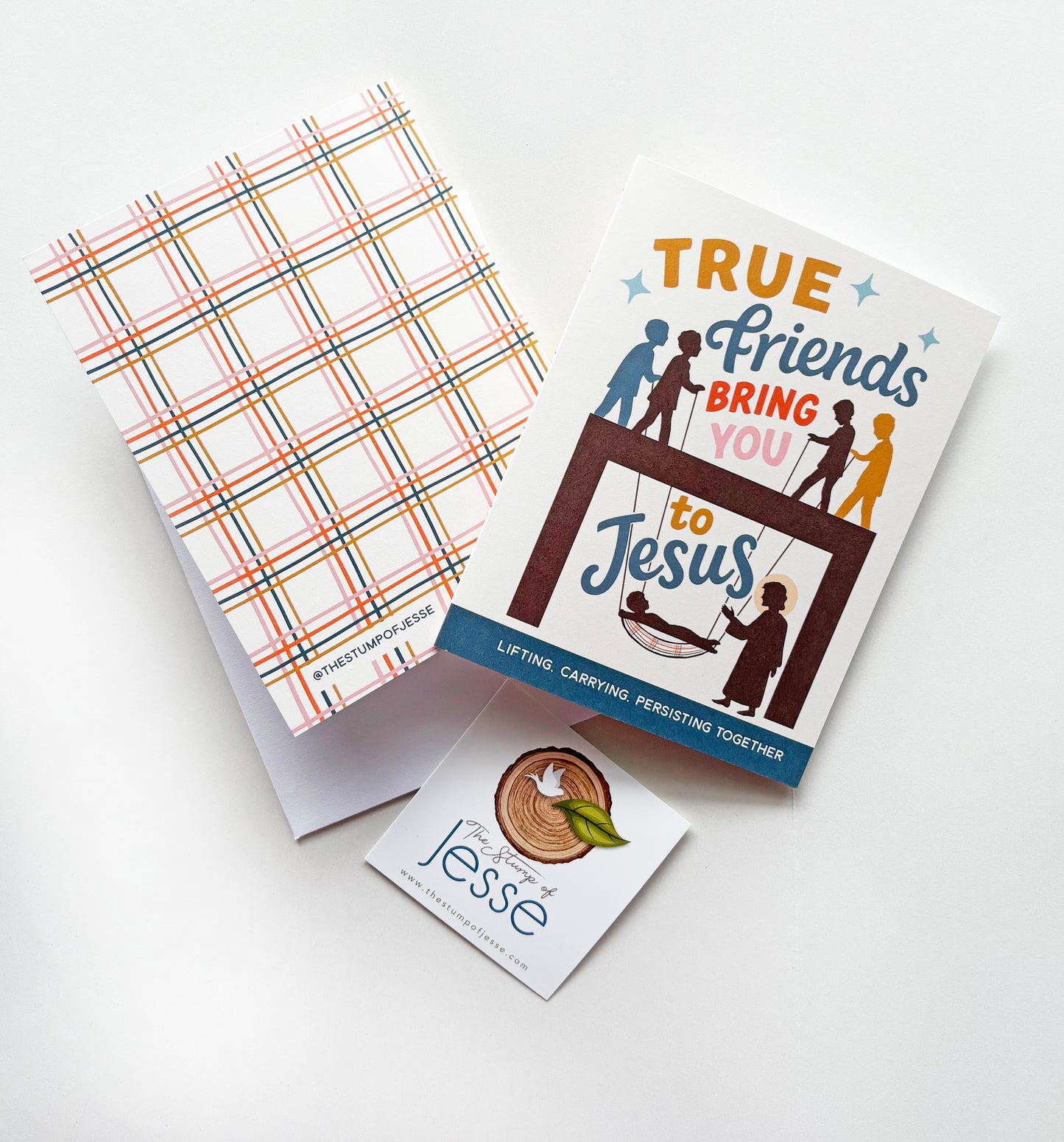 True Friends Bring You to Jesus Greeting Card