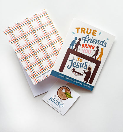 True Friends Bring You to Jesus Greeting Card