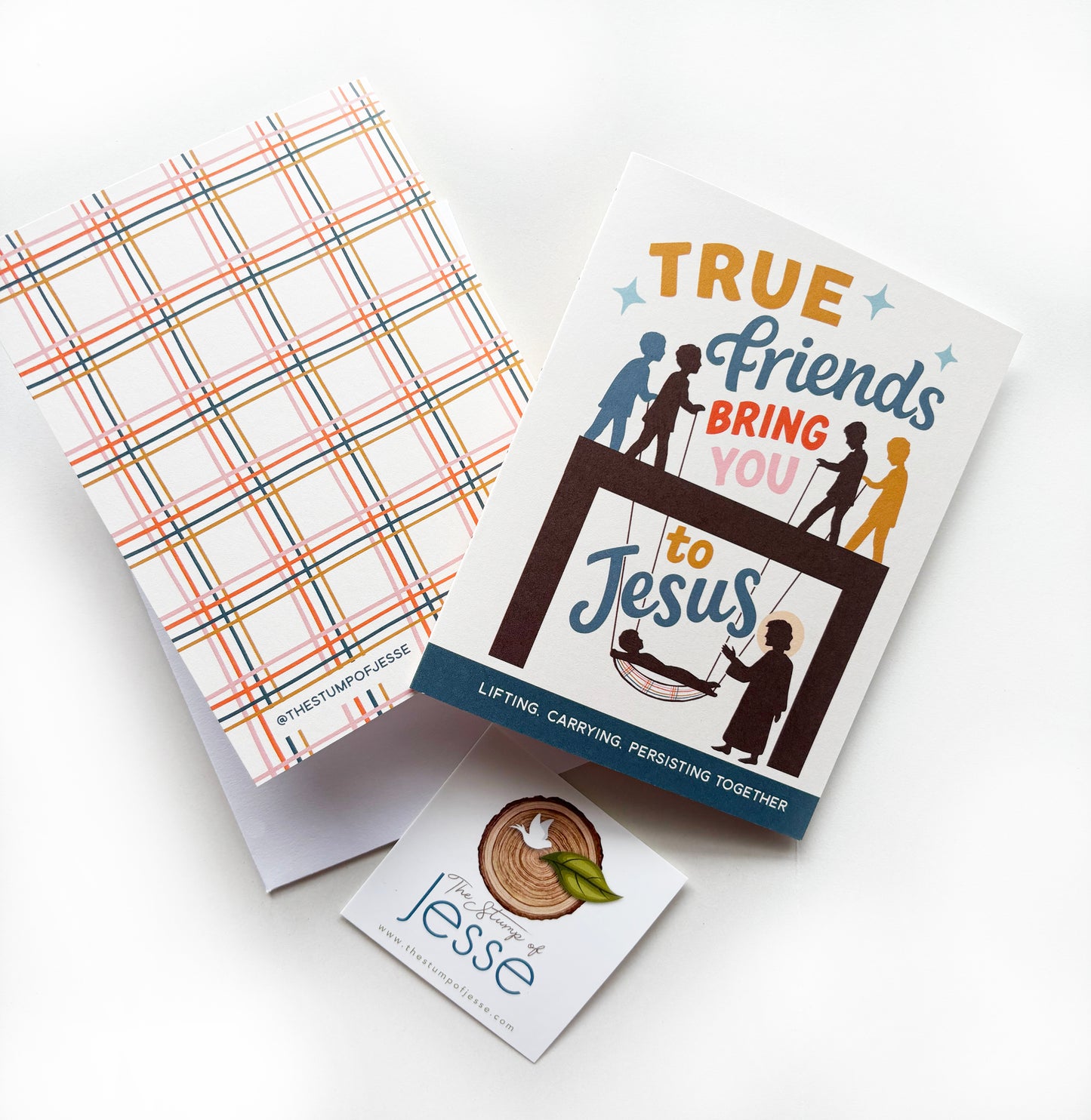 True Friends Bring You to Jesus Greeting Card