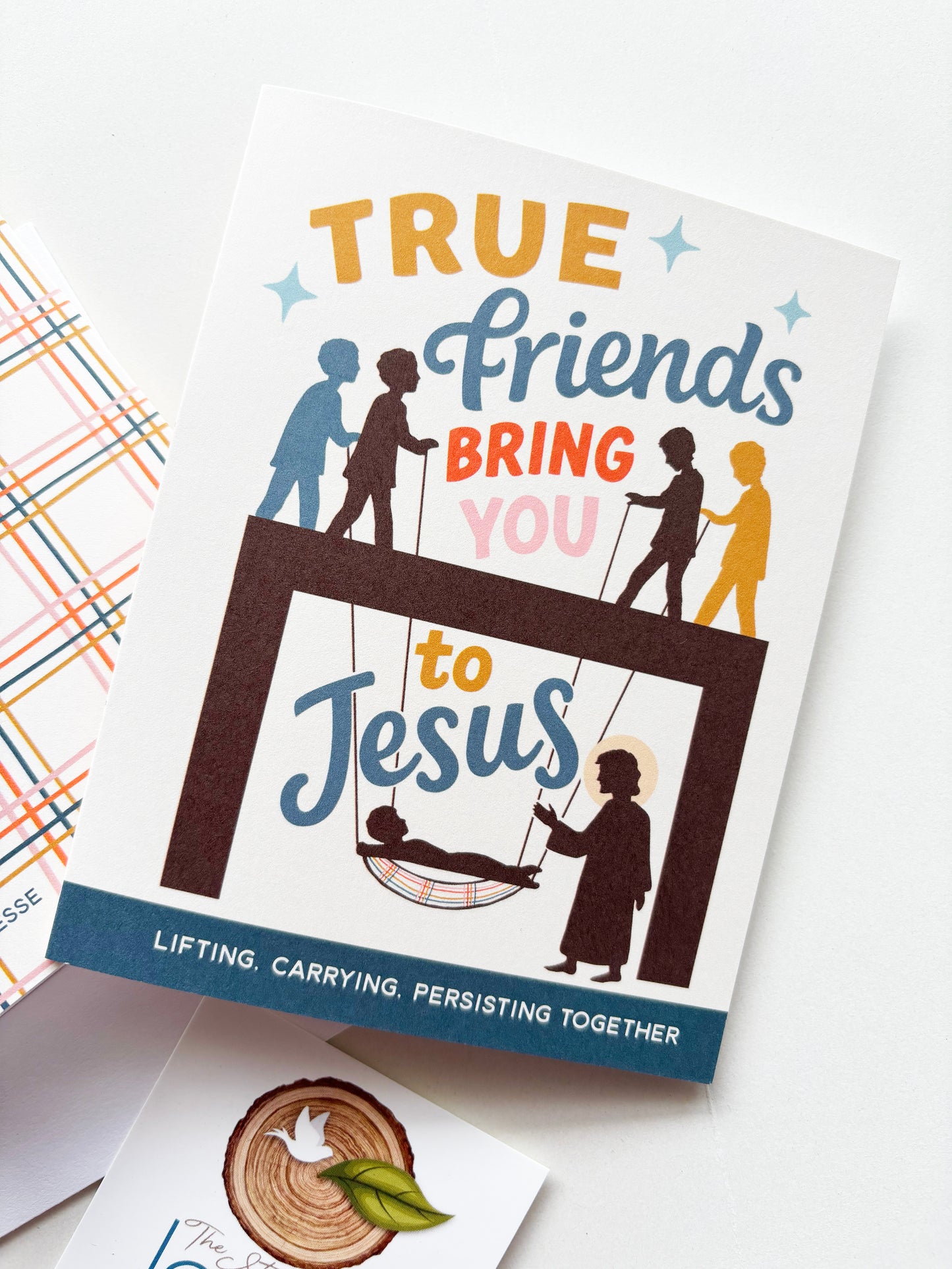 True Friends Bring You to Jesus Greeting Card