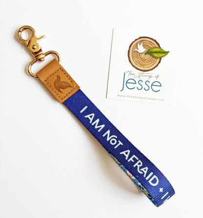 St. Joan of Arc wristlet keychain