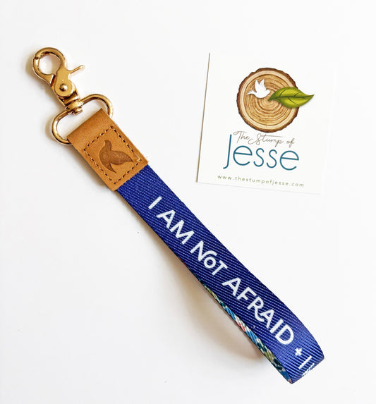 St. Joan of Arc wristlet keychain