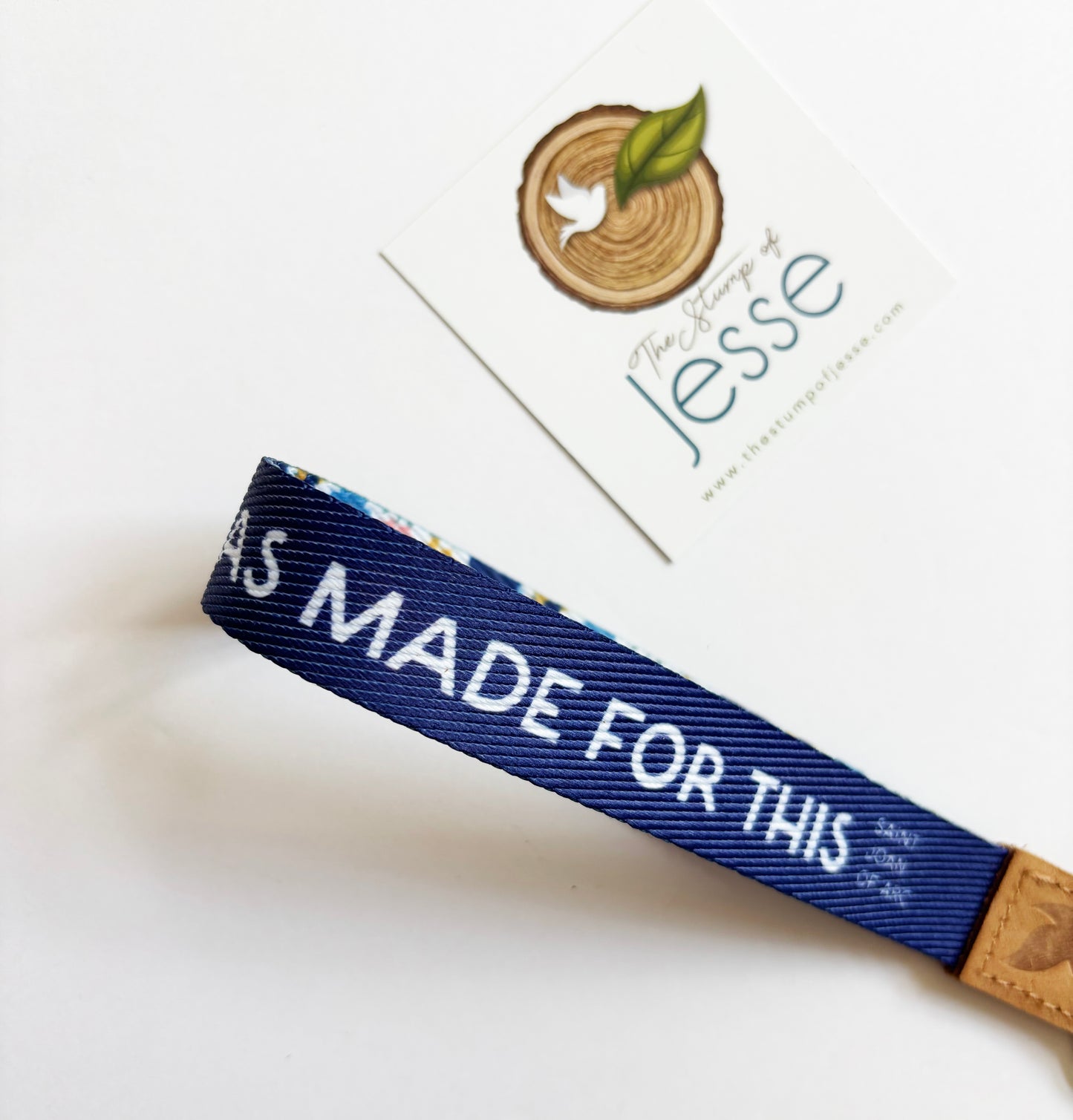 St. Joan of Arc wristlet keychain