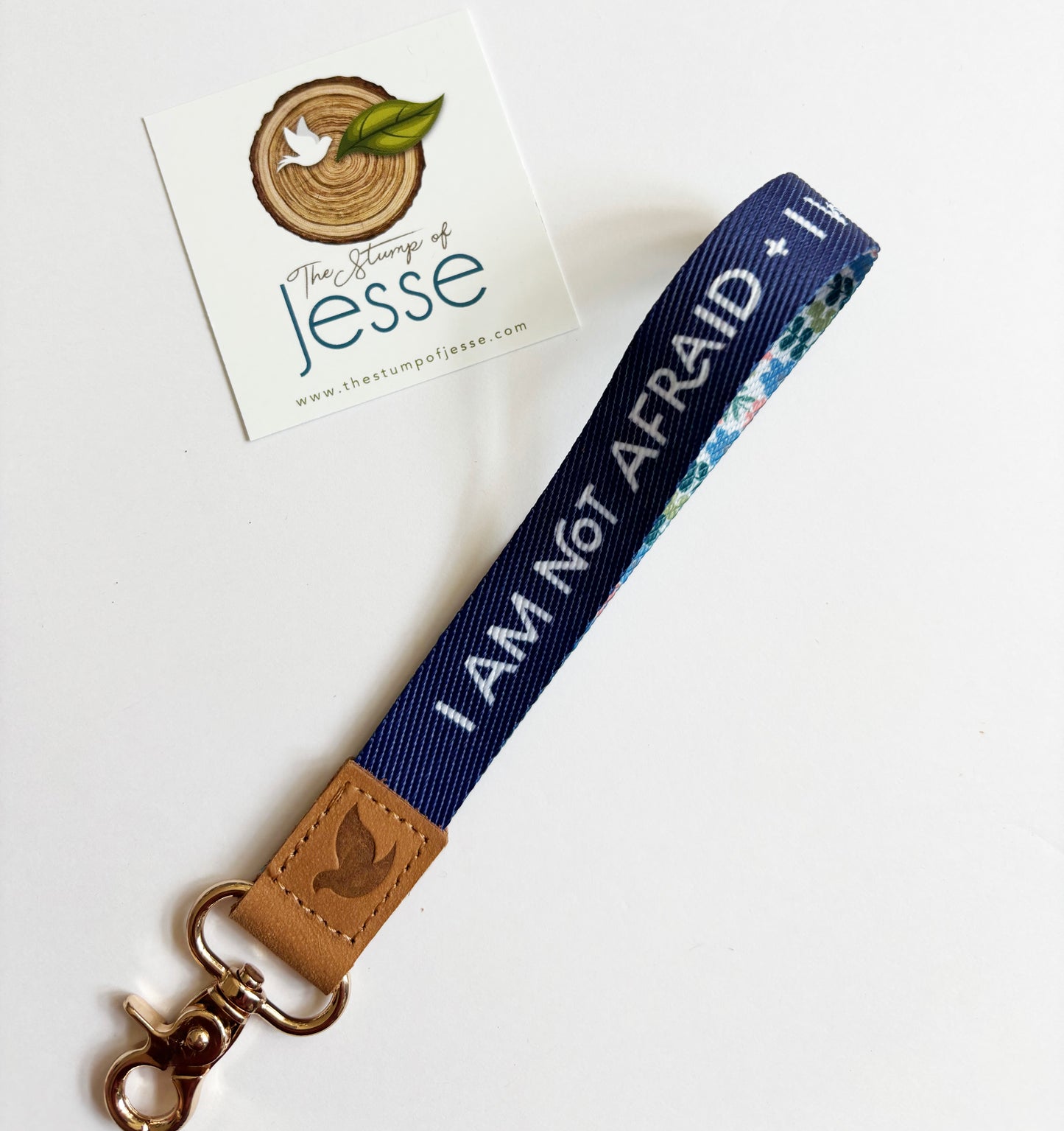 St. Joan of Arc wristlet keychain