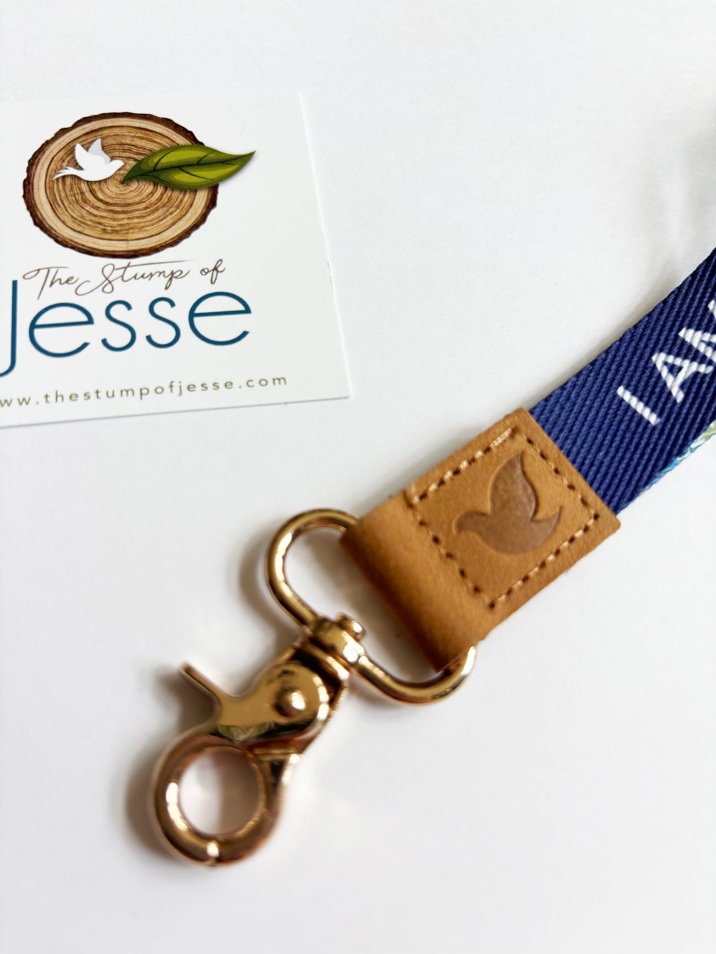 St. Joan of Arc wristlet keychain