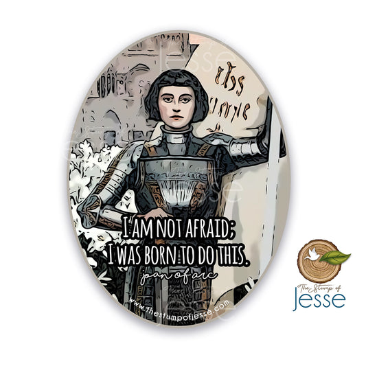 St. Joan of Arc Waterproof Sticker