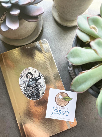 St. Joan of Arc Waterproof Sticker