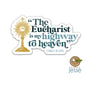 Carlo Acutis Waterproof  Sticker | The Eucharist is my highway to heaven