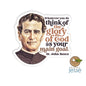 St. John Bosco sticker Waterproof Sticker