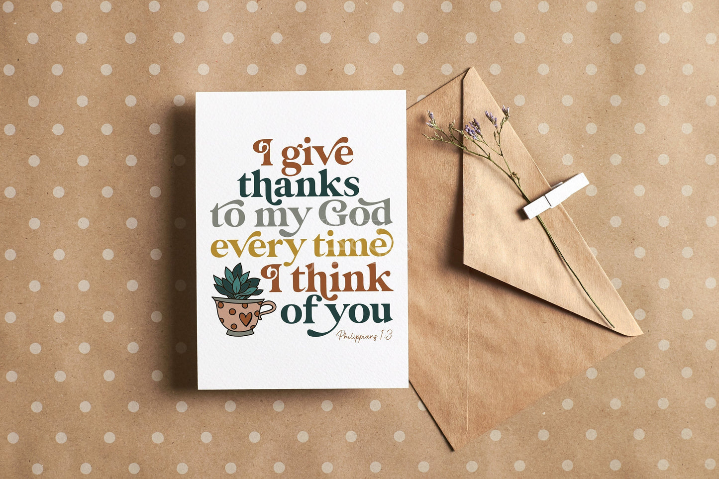 Thank you printable card | digital download | Christian card | Catholic card | Catholic gift | Thanksgiving download | Bible verse