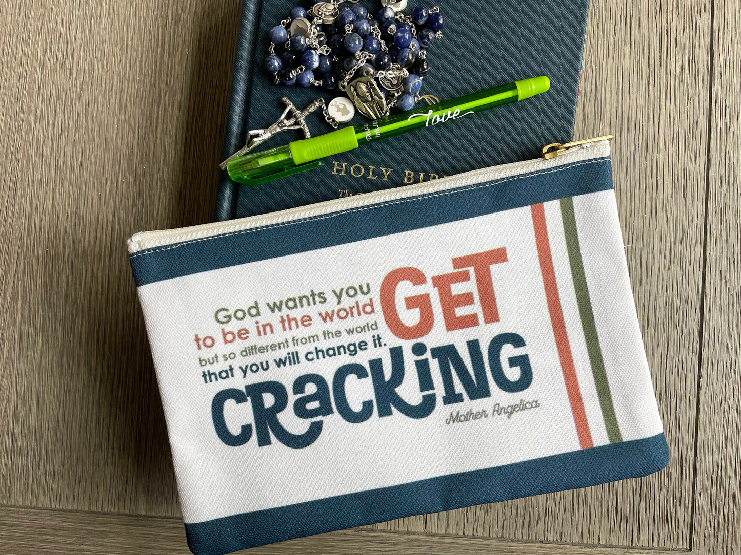 Mother Angelica | Get Cracking Accessory Pouch