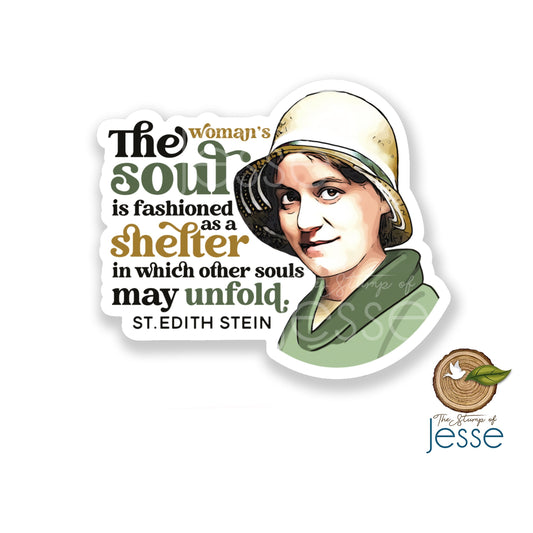 St. Edith Stein Waterproof Sticker | St. Benedicta of the Cross