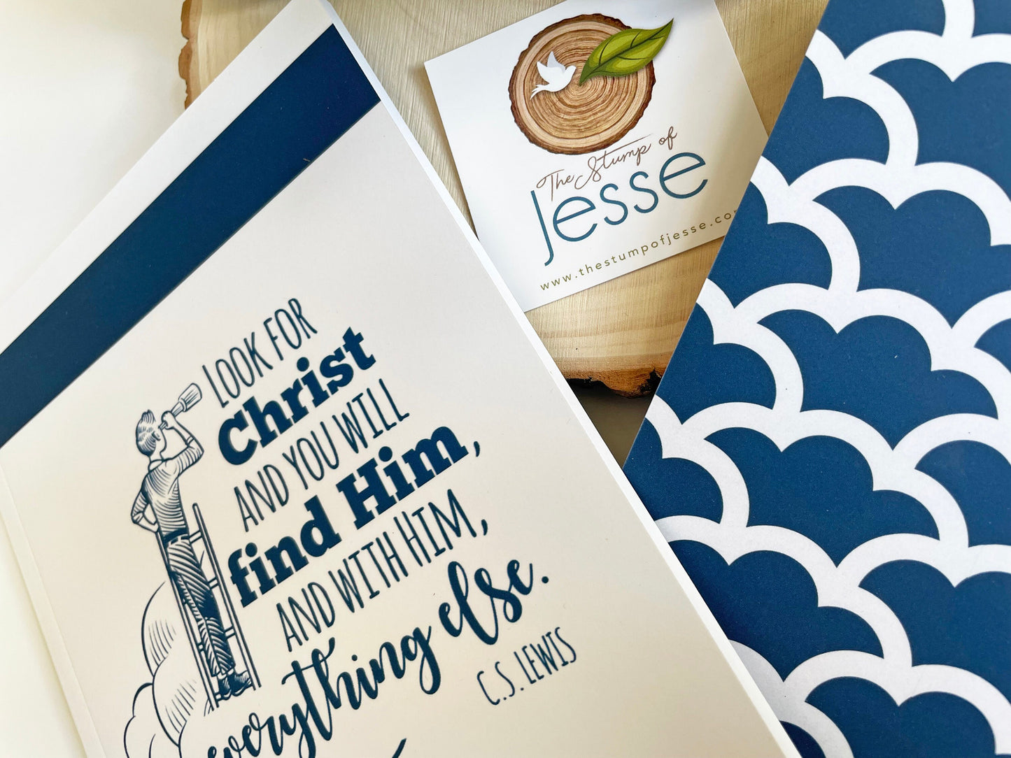 C.S. Lewis quote  journal | Ruled notebook