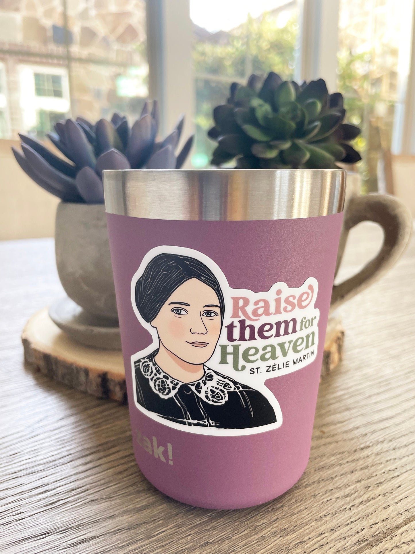 St. Zelie Martin Waterproof Sticker