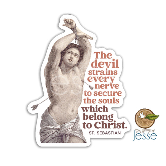 St. Sebastian Waterproof Sticker