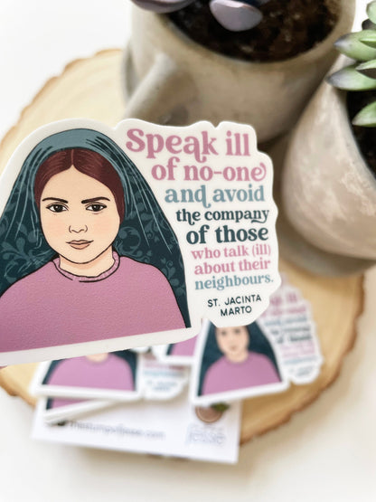 St. Jacinta Marto Waterproof Sticker