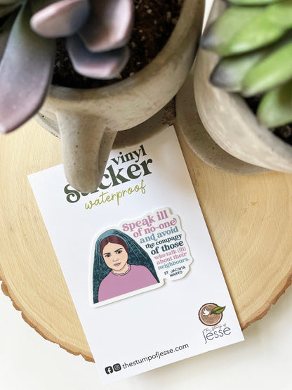 St. Jacinta Marto Waterproof Sticker
