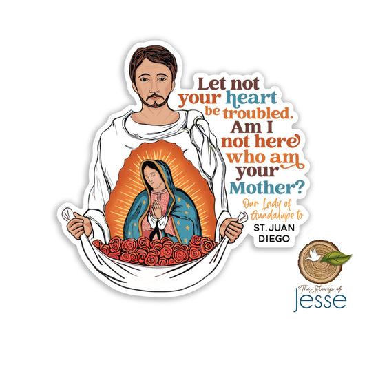 St. Juan Diego Waterproof  Sticker