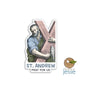 St. Andrew Apostle Waterproof Sticker