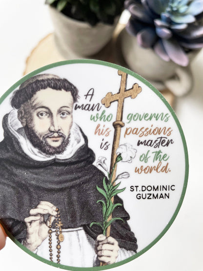 St. Dominic Guzman Waterproof Sticker