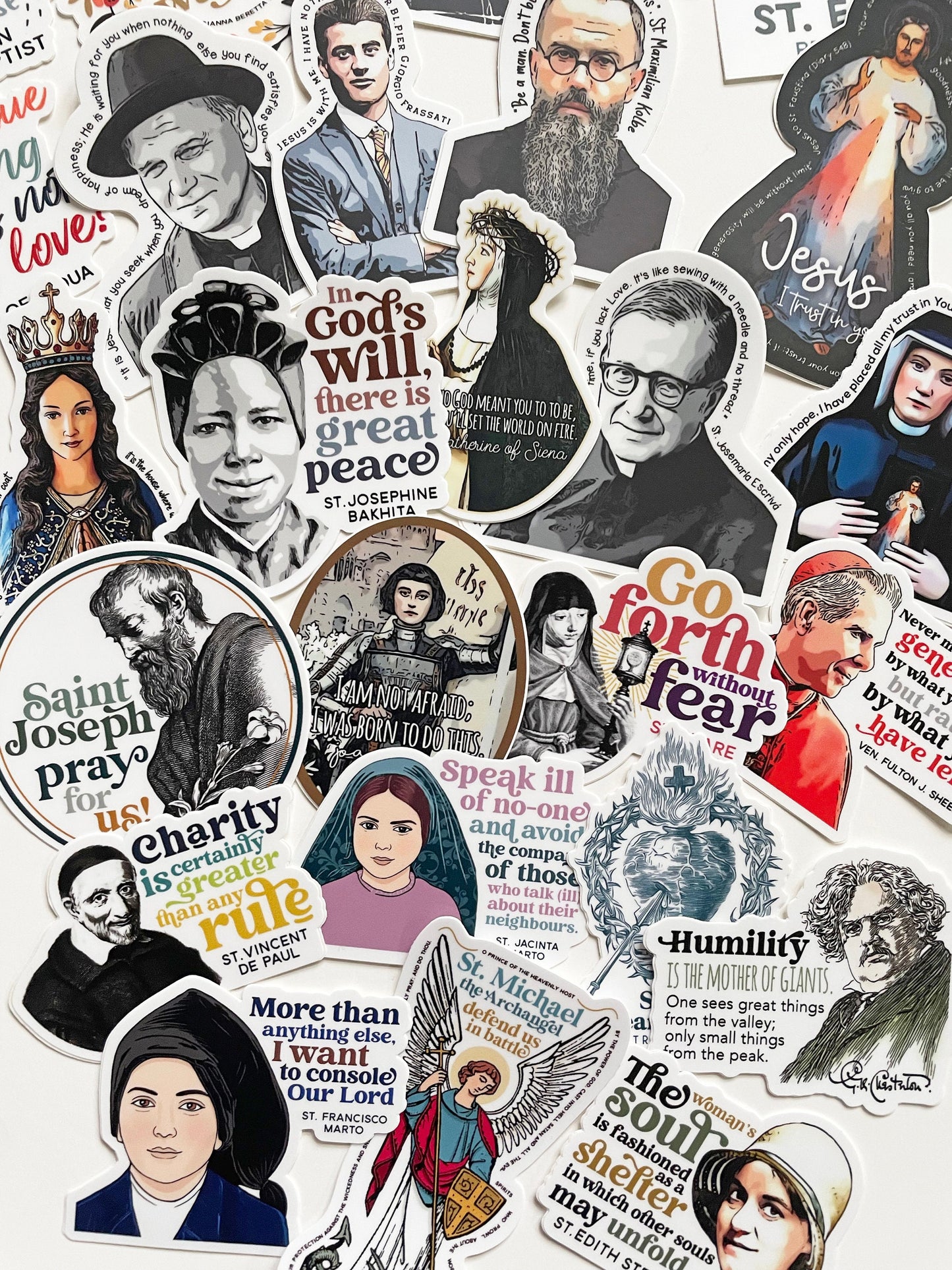 Catholic Waterproof Sticker Bundle