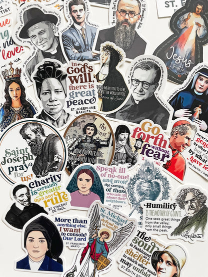Catholic Waterproof Sticker Bundle