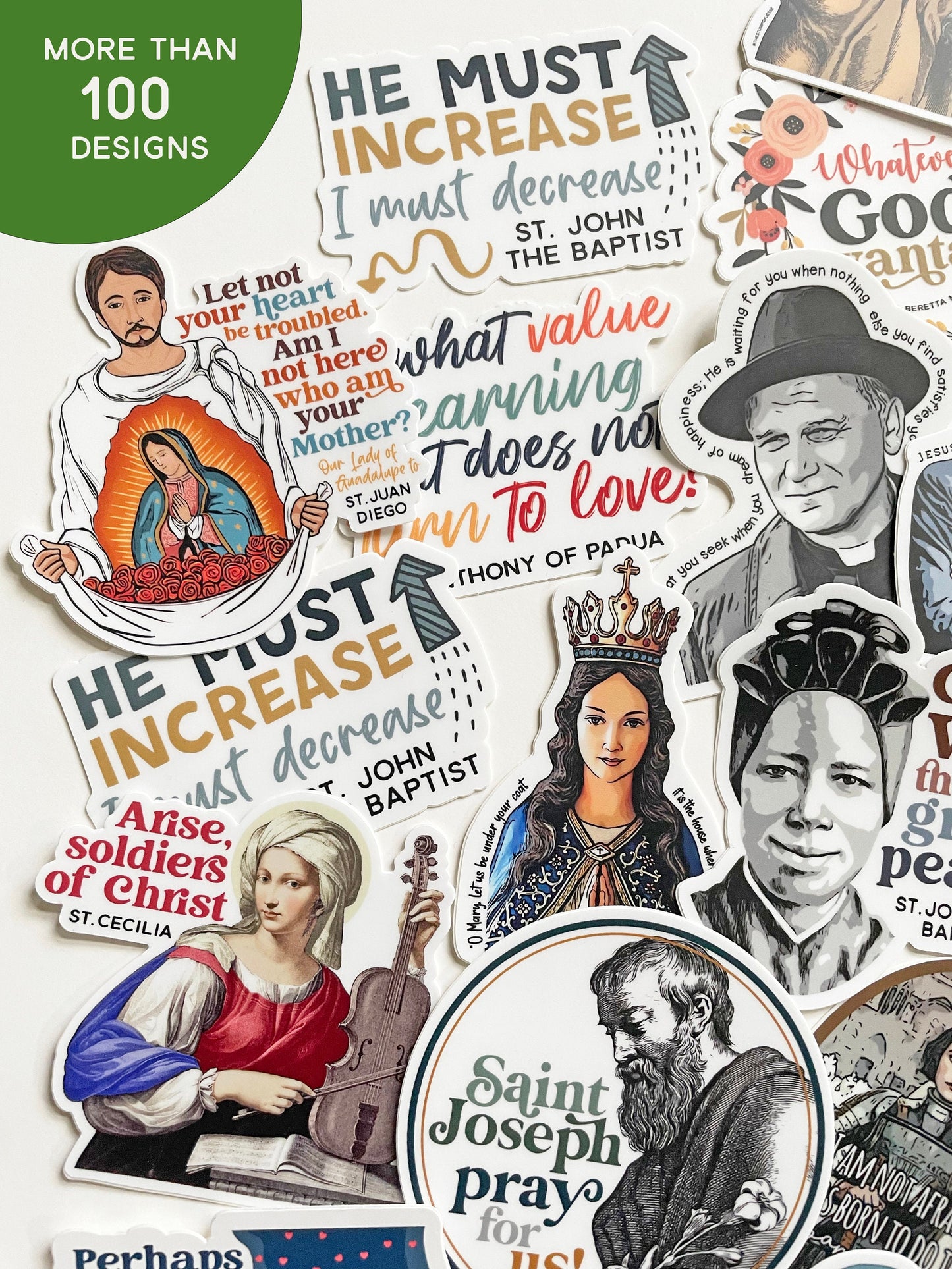 Catholic Waterproof Sticker Bundle