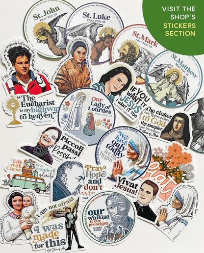 Catholic Waterproof Sticker Bundle