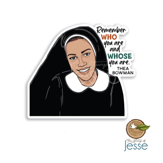 Sister Thea Bowman Waterproof Sticker