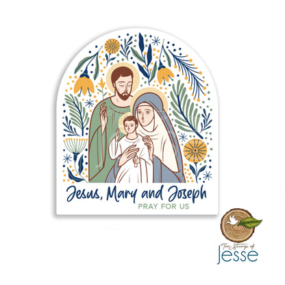 The Holy Family Waterproof Sticker