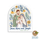 The Holy Family Waterproof Sticker