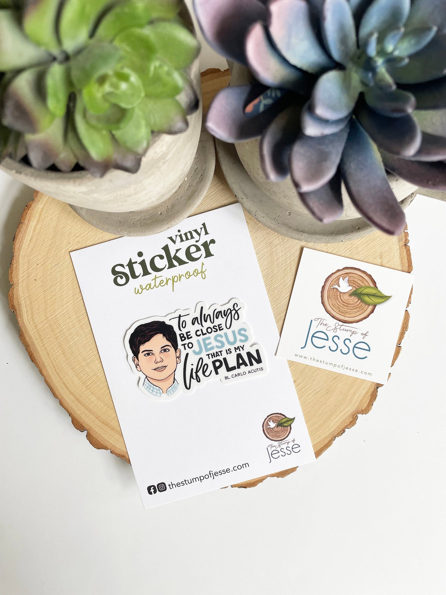 Bl. Carlo Acutis Waterproof Sticker