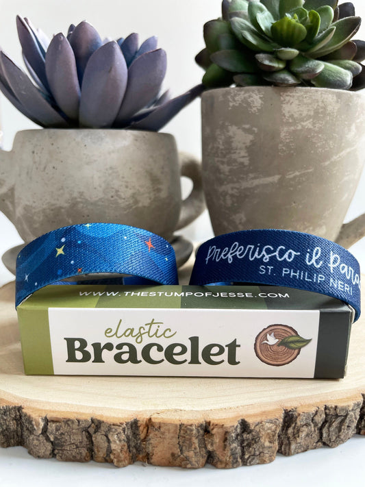 St. Philip Neri | Reversible Elastic Bracelet