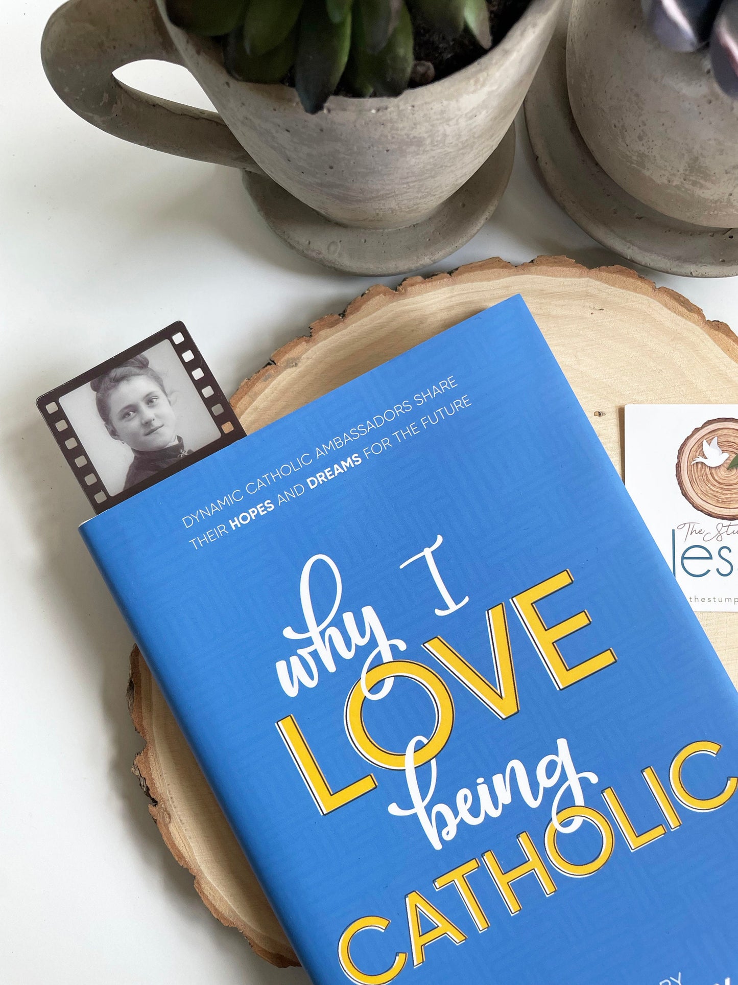 Saints Photo Film Strip Bookmarks Set of 2 | Catholic Bookmarks | Plastic Bookmarks | Catholic gift | Confirmation gift