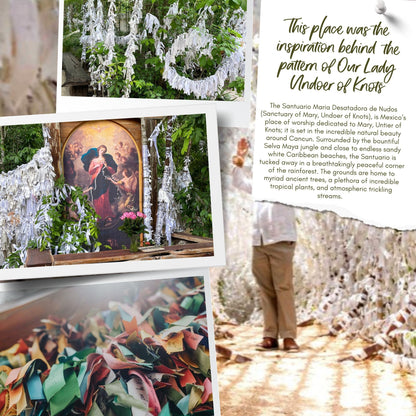 Mary Undoer of Knots Minky Blanket | Catholic gift | Our Lady Undoer of Knots | Maria desatanudos | Baptism | Baby girl | Catholic blanket