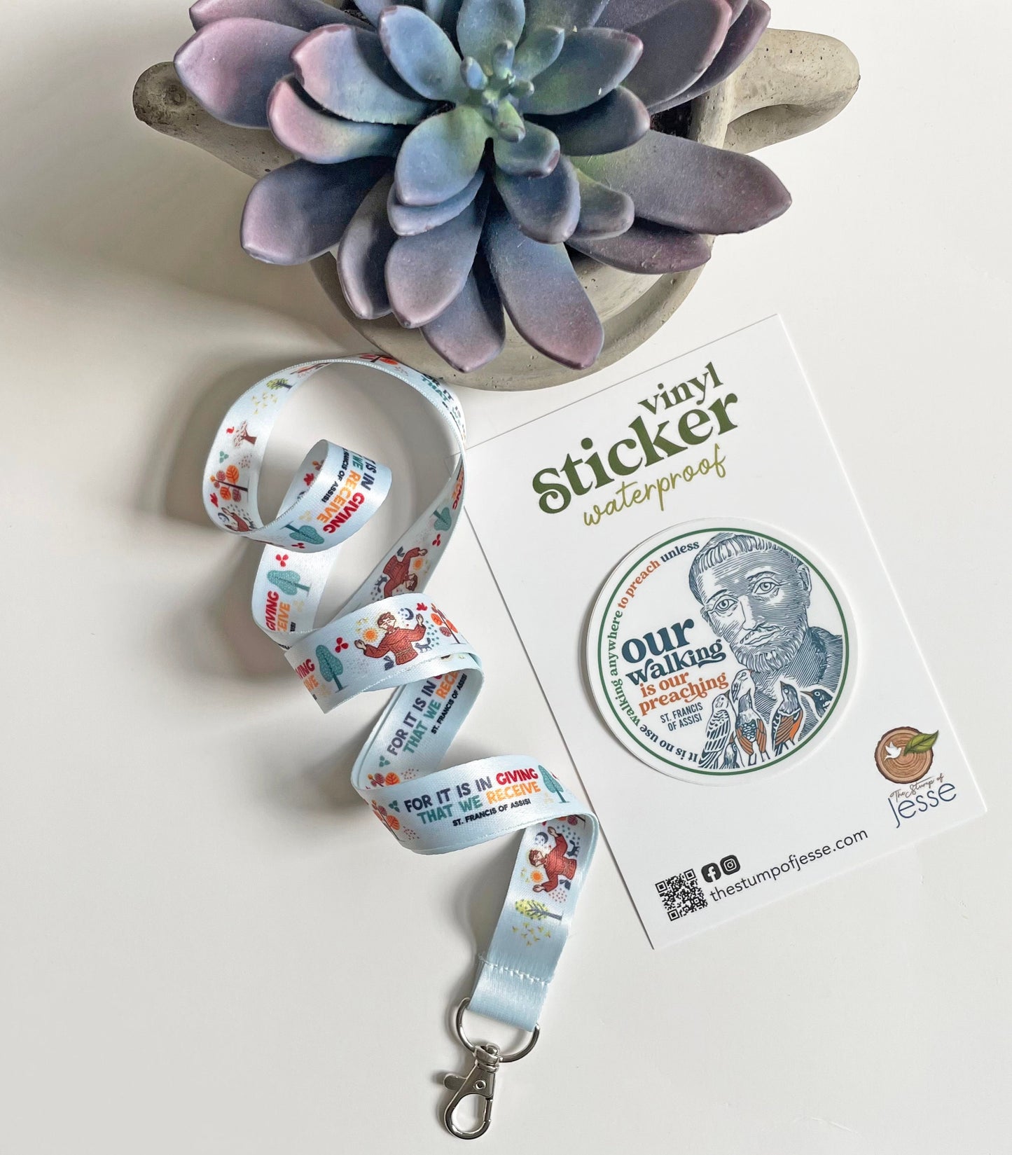 St. Francis of Assisi Lanyard
