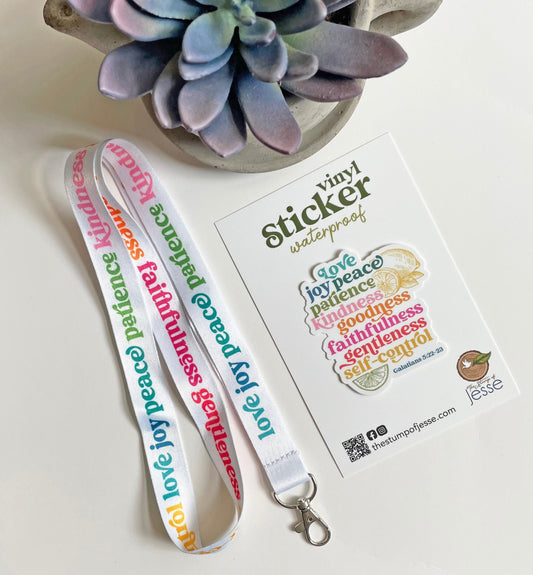 The Fruits of the Holy Spirit Lanyard
