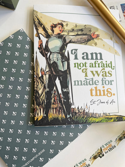 St. Joan of Arc greeting card | A2 Card | Confirmation gift | Catholic gift | Juana de Arco | Catholic greeting card
