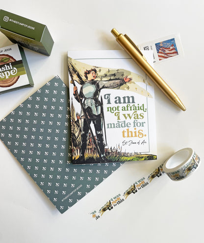 St. Joan of Arc greeting card | A2 Card | Confirmation gift | Catholic gift | Juana de Arco | Catholic greeting card
