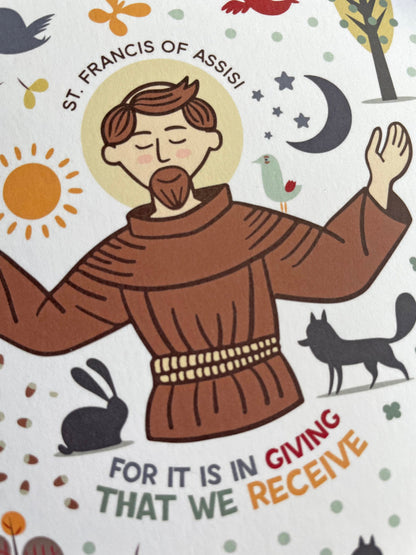 St. Francis of Assisi greeting card