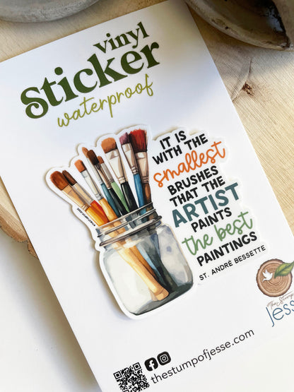 St. Andre Bessette Waterproof Sticker